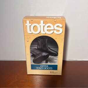 Vintage Men’s Totes Black Zipper Town Boots XXL